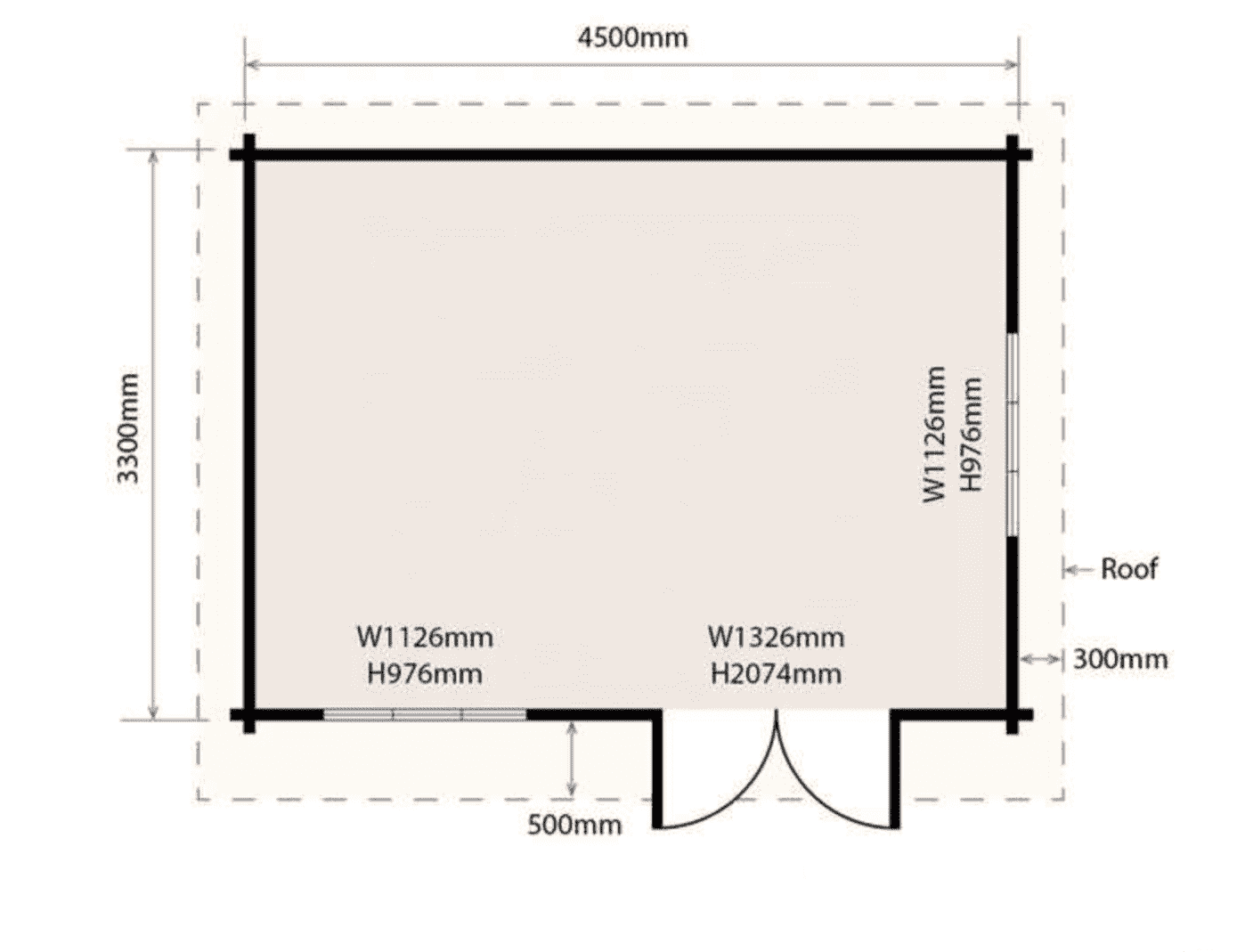 CST-088 Small Cabin Kit (160 sq ft)