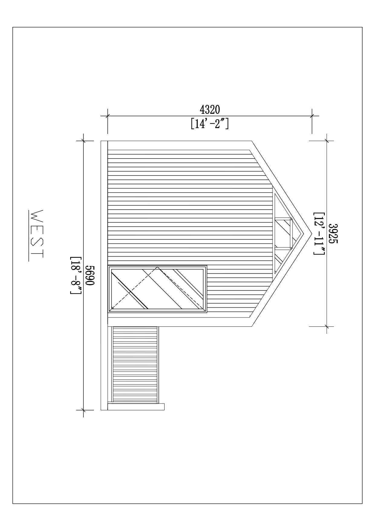 164-TRM Modern Eco-Friendly Wooden Kit Home With Bedroom, Bathroom & Kitchen (468 sq ft)
