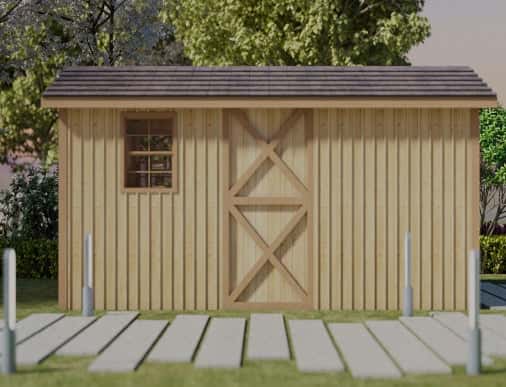 MLD-753 Small Log Cabin Kit (160 sq ft)