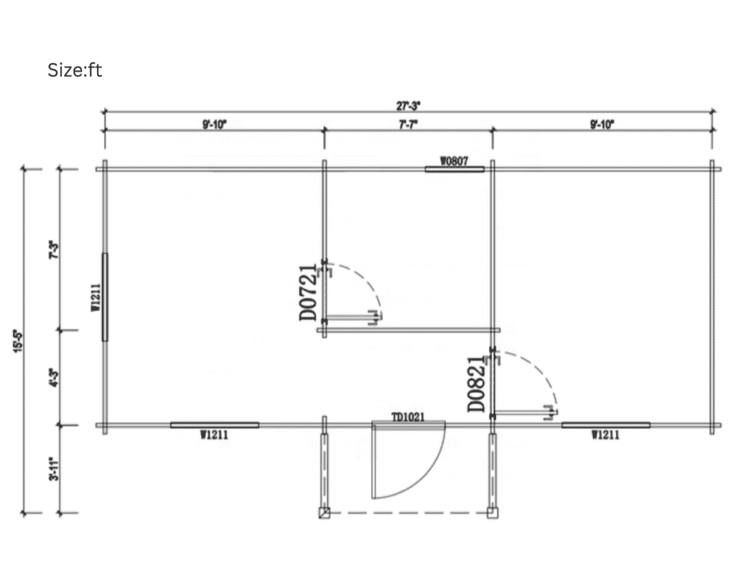 PUF-432 Kit Home (342 sq ft)