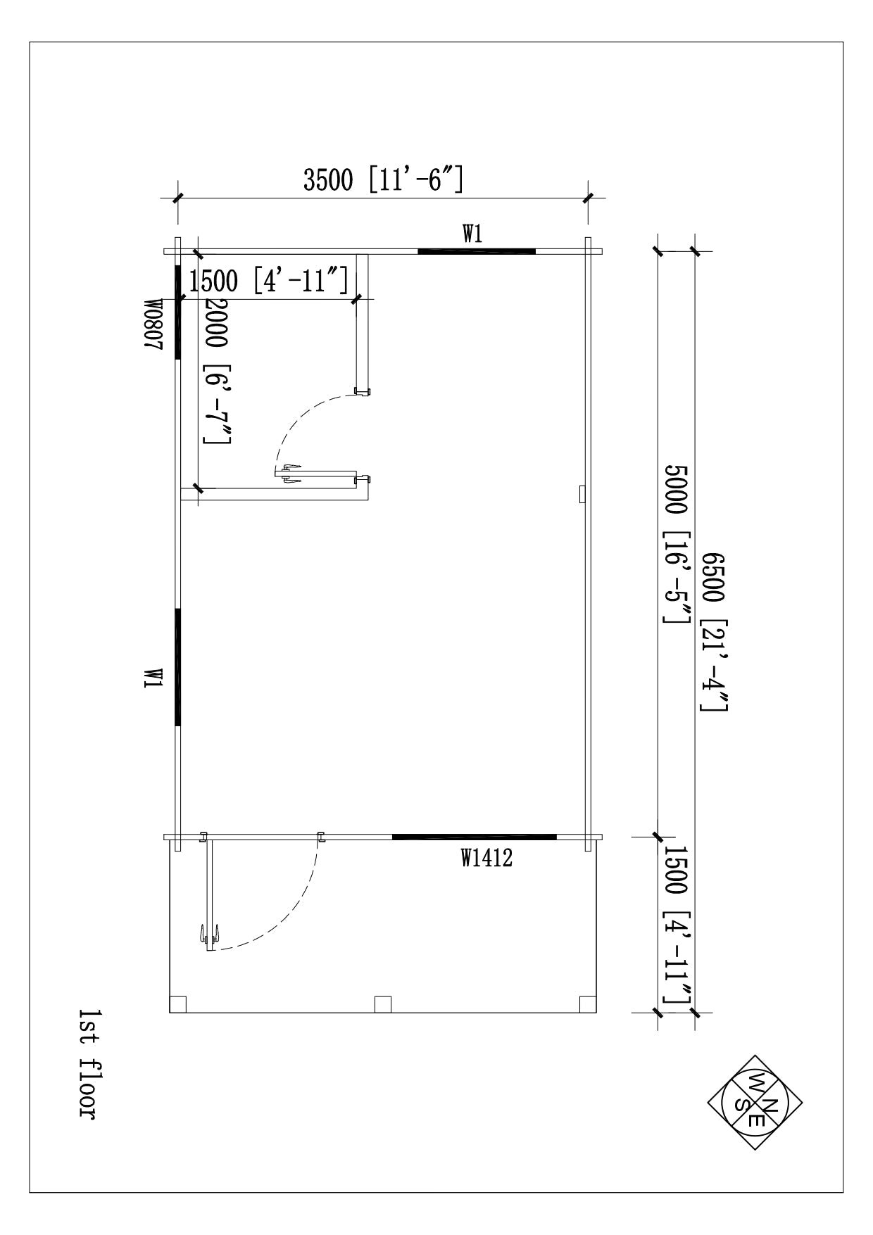 LKH-075 Tiny House Kit (323 sq ft)