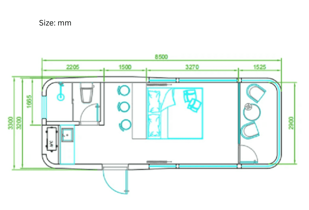 LKP-003 Mobile Home (300 sq ft)