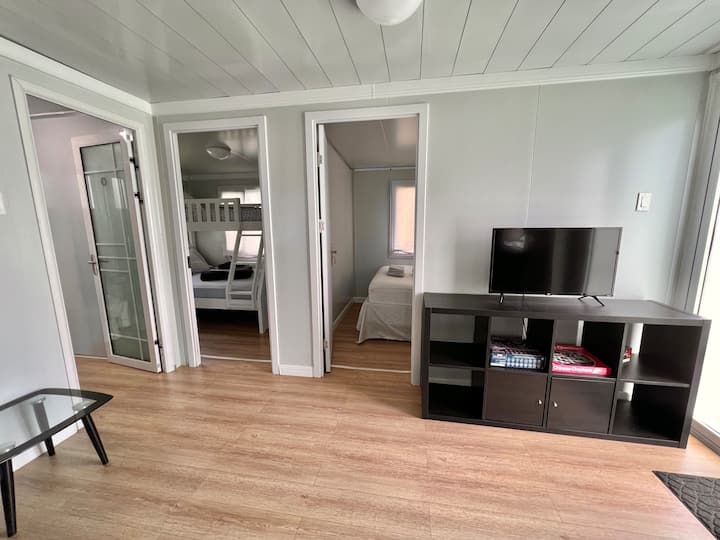 K68 Off-Grid Tiny Home With 2 Bedrooms, Kitchen & Bathroom (400 sq ft)