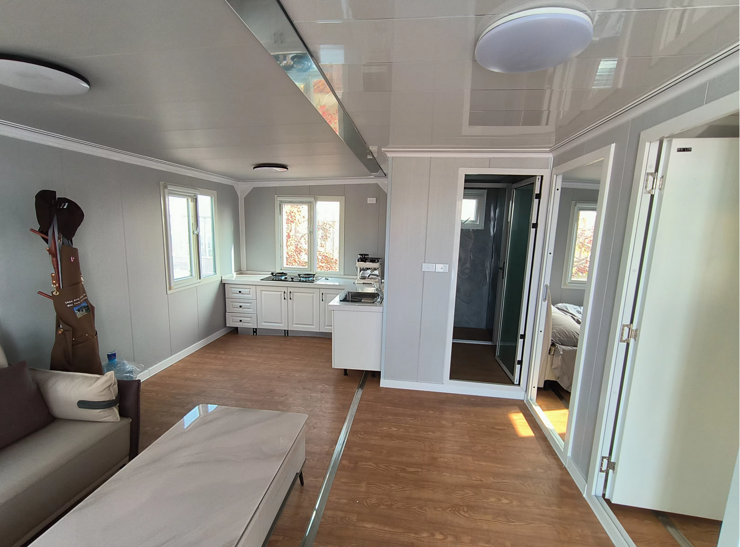 GN-791 Prefab Home With 2 Bedrooms, Kitchen & Bathroom (400 sq ft)
