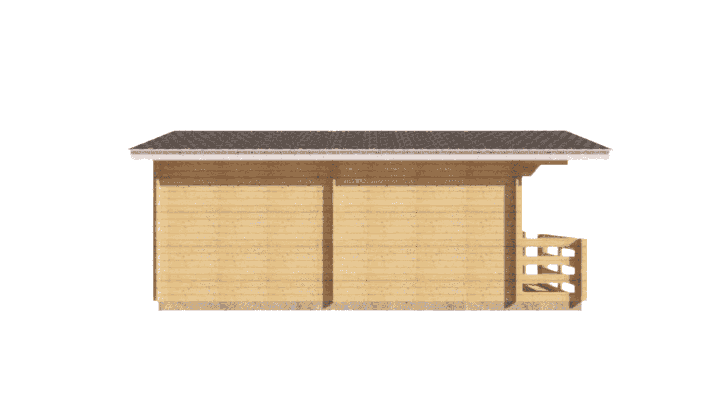 FGT-155 Small Cabin Kit With Bedroom, Bathroom and Kitchen (280sqft)